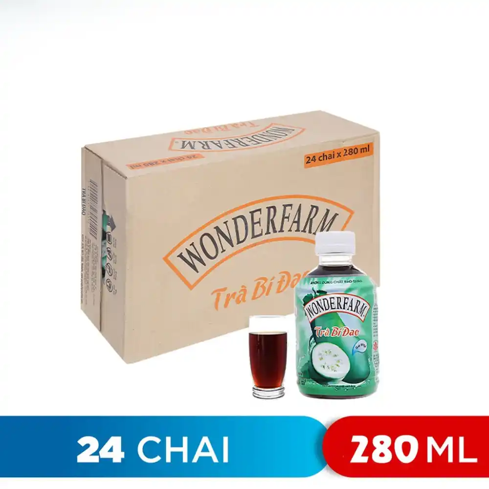 Trà bí đao Wonderfarm chai 280 ml