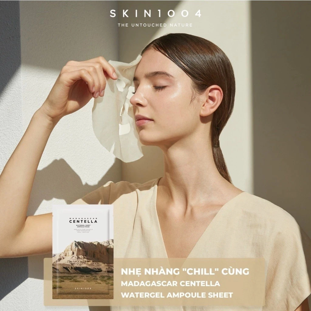 Mặt nạ giấy Skin1004 làm dịu, dưỡng ẩm gói 25ml