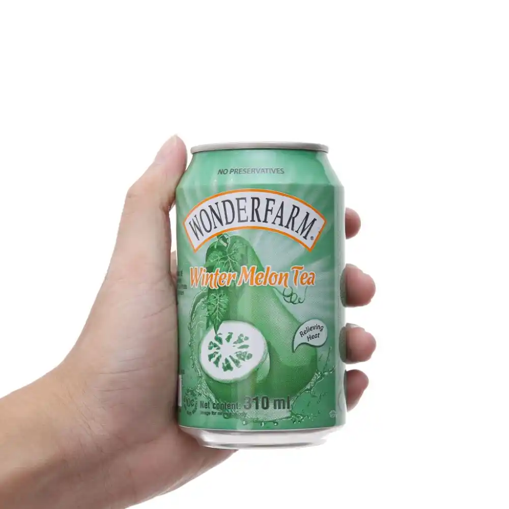 Trà bí đao Wonderfarm lon 310 ml