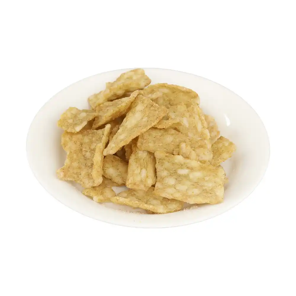 Lốc 10 gói snack chay Oishi vị da heo quay 34g