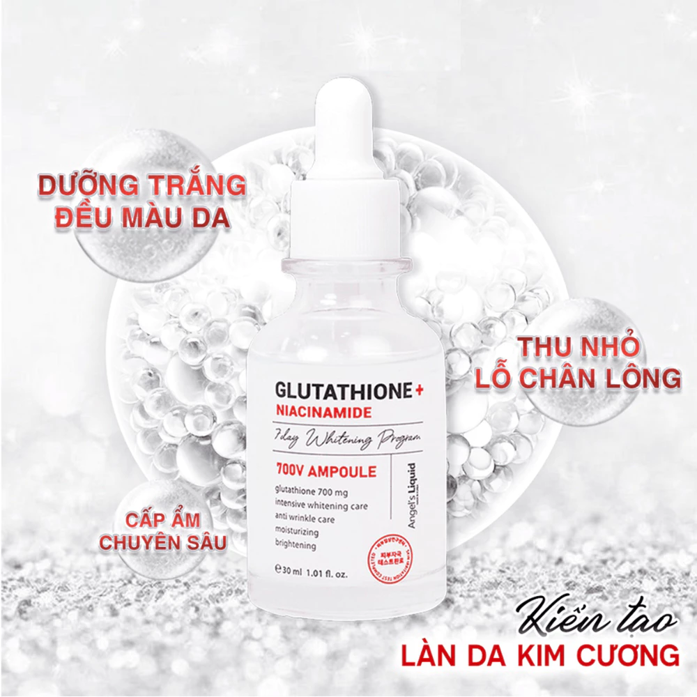 Ampoule Angel's Liquid dưỡng sáng da, mờ thâm nám 30ml