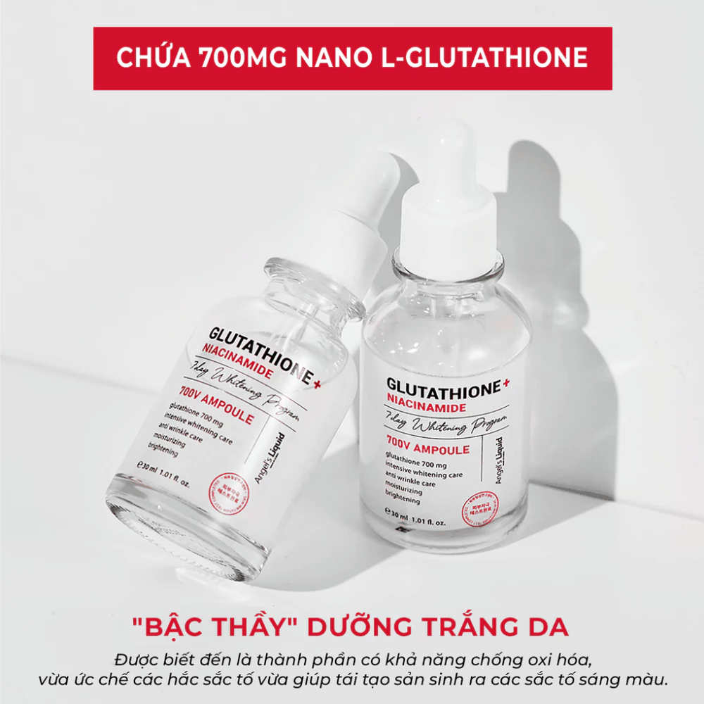 Ampoule Angel's Liquid dưỡng sáng da, mờ thâm nám 30ml