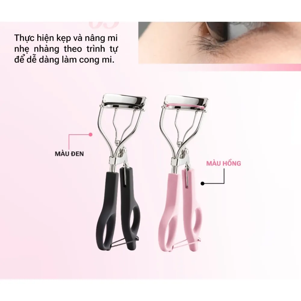 Bấm mi kèm đệm thay Ukiss (nhiều màu)