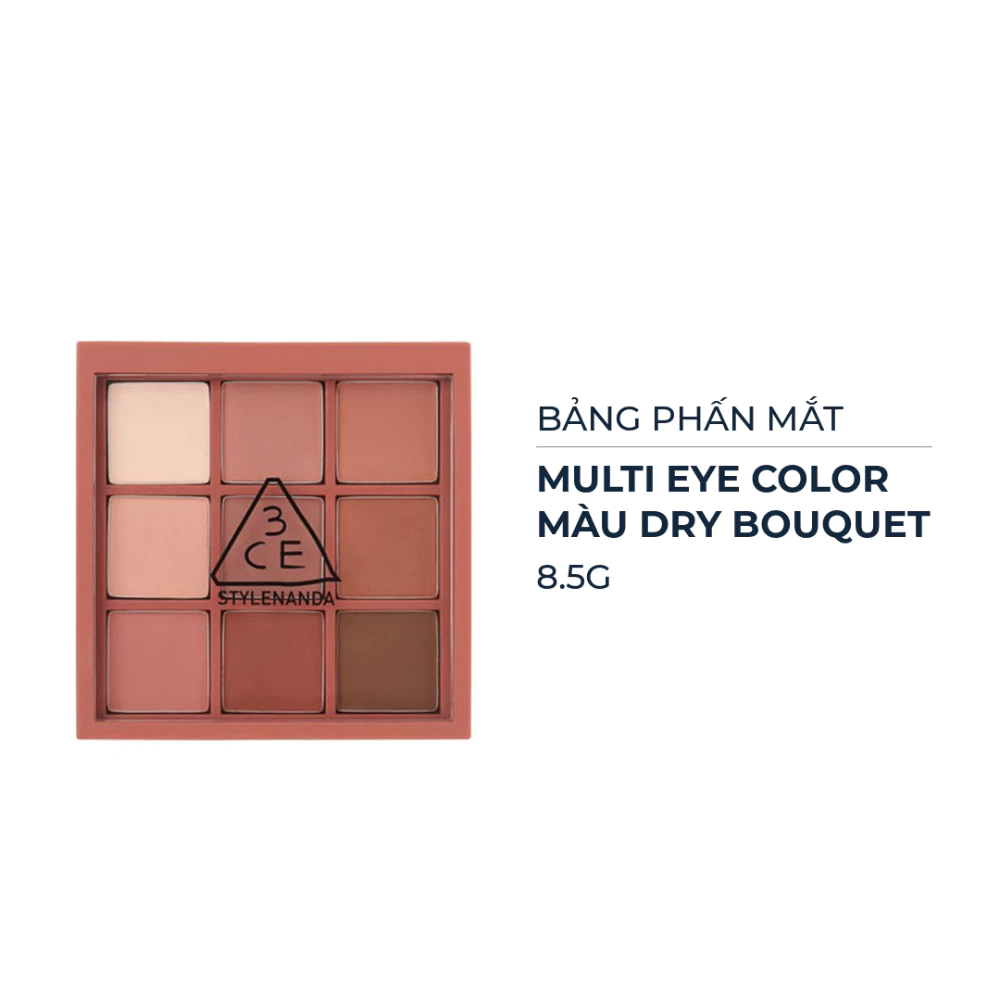 Bảng phấn mắt 3CE Multi Eye Color - Dry Bouquet/Beach Muse 8.5g