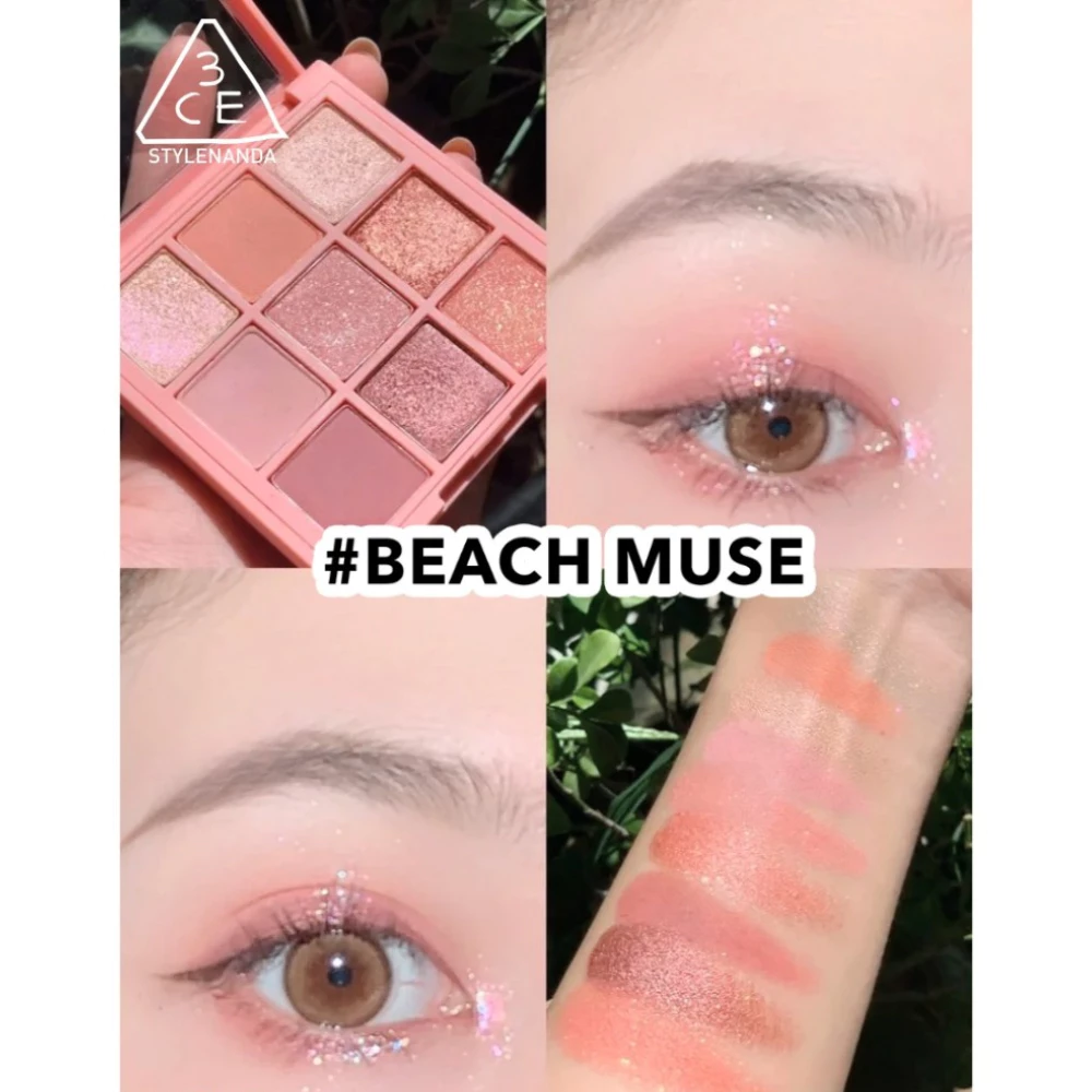 Bảng phấn mắt 3CE Multi Eye Color - Dry Bouquet/Beach Muse 8.5g