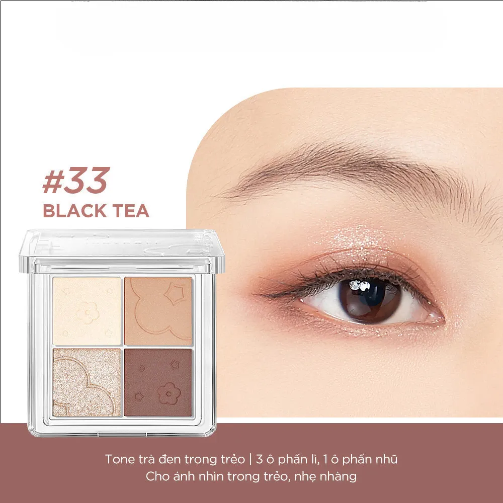 Bảng phấn mắt 4 màu Judydoll 4.8g (nhiều màu)