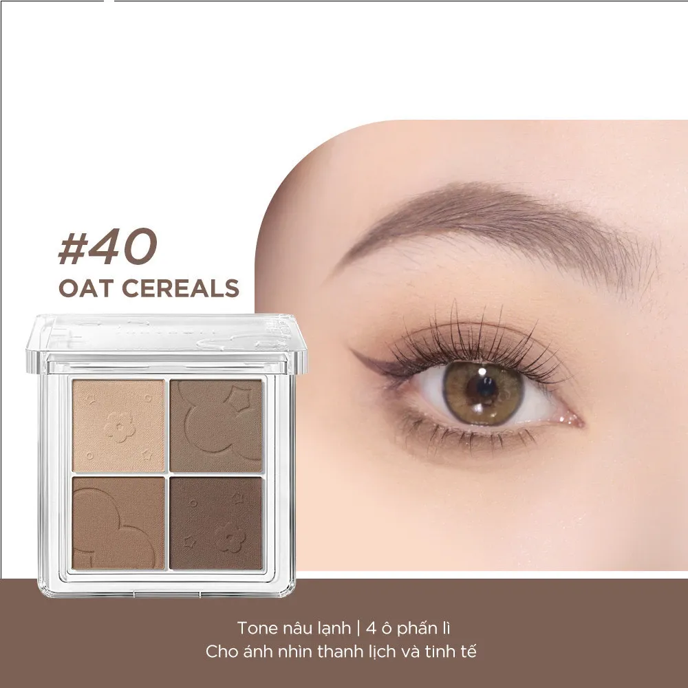 Bảng phấn mắt 4 màu Judydoll 4.8g (nhiều màu)