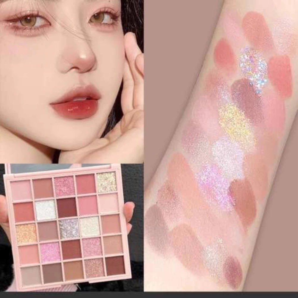 Bảng phấn mắt Gogo Tales - màu 202 Classic Orange/màu 201 Rose Yam Purple 25 ô 29.5g