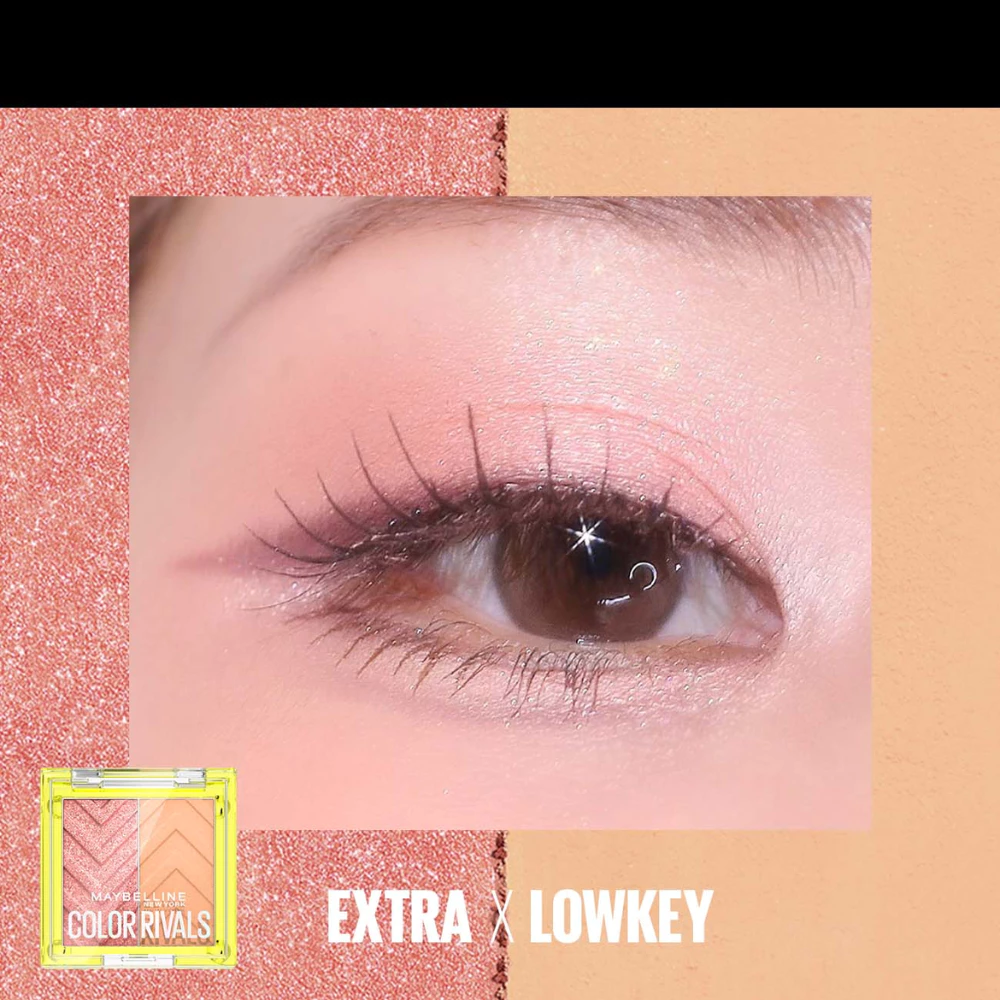 Bảng phấn mắt Maybelline 2 màu - Assertive x Coy/Chill x Daring/Extra x Lowkey 3g