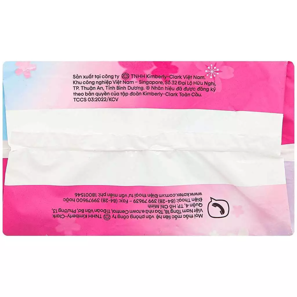 Băng vệ sinh Kotex hoa anh đào siêu mỏng không cánh 23cm 8 miếng