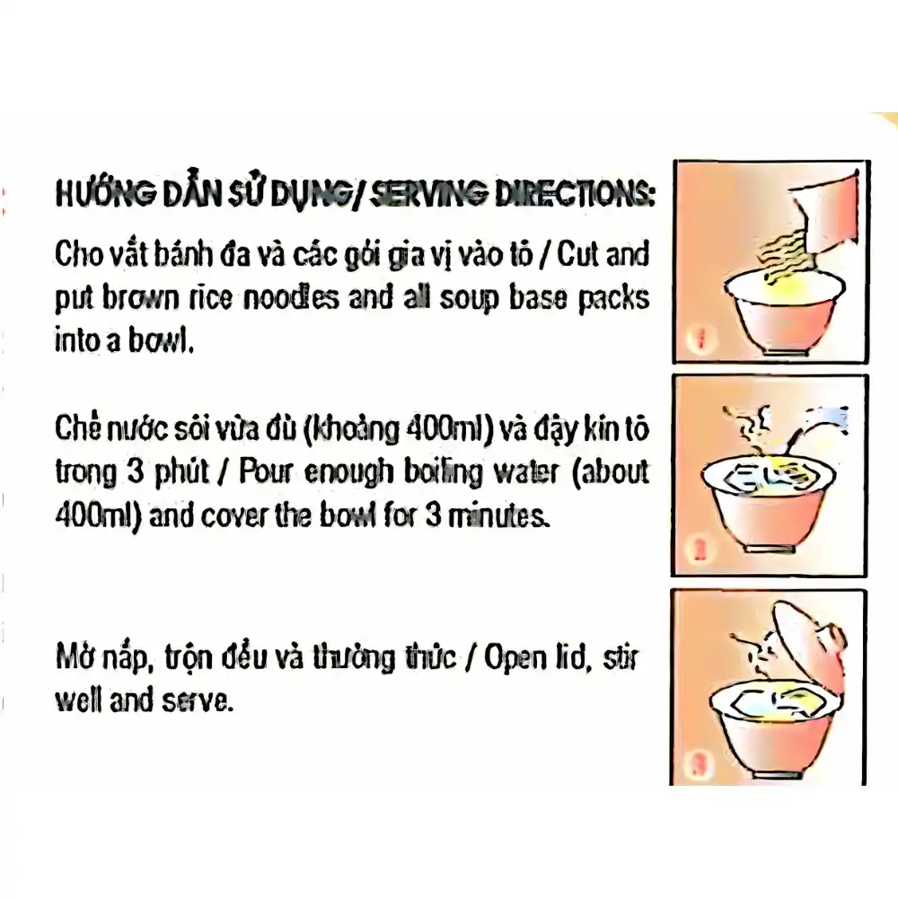 Bánh đa cua/tôm Vifon gói 65g