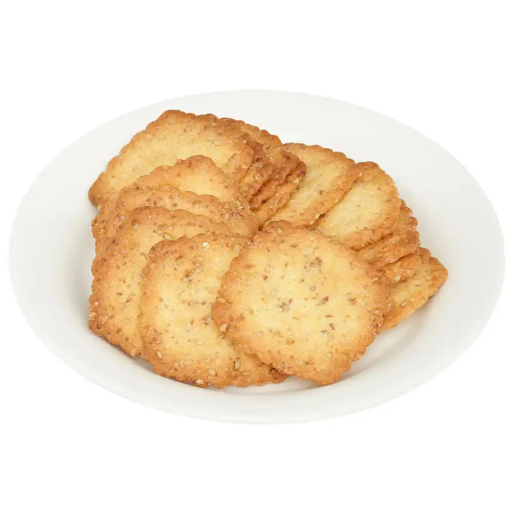 Bánh quy mè giòn Goute hộp thiếc Solo 475.2g (12 gói)