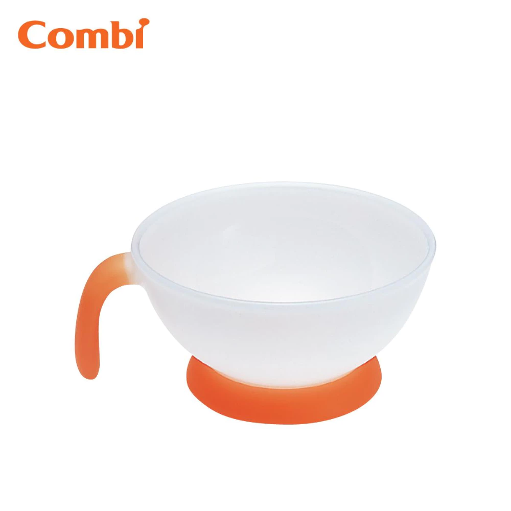 Bát ăn em bé cao cấp Combi màu cam - 81010/màu xanh - 81240