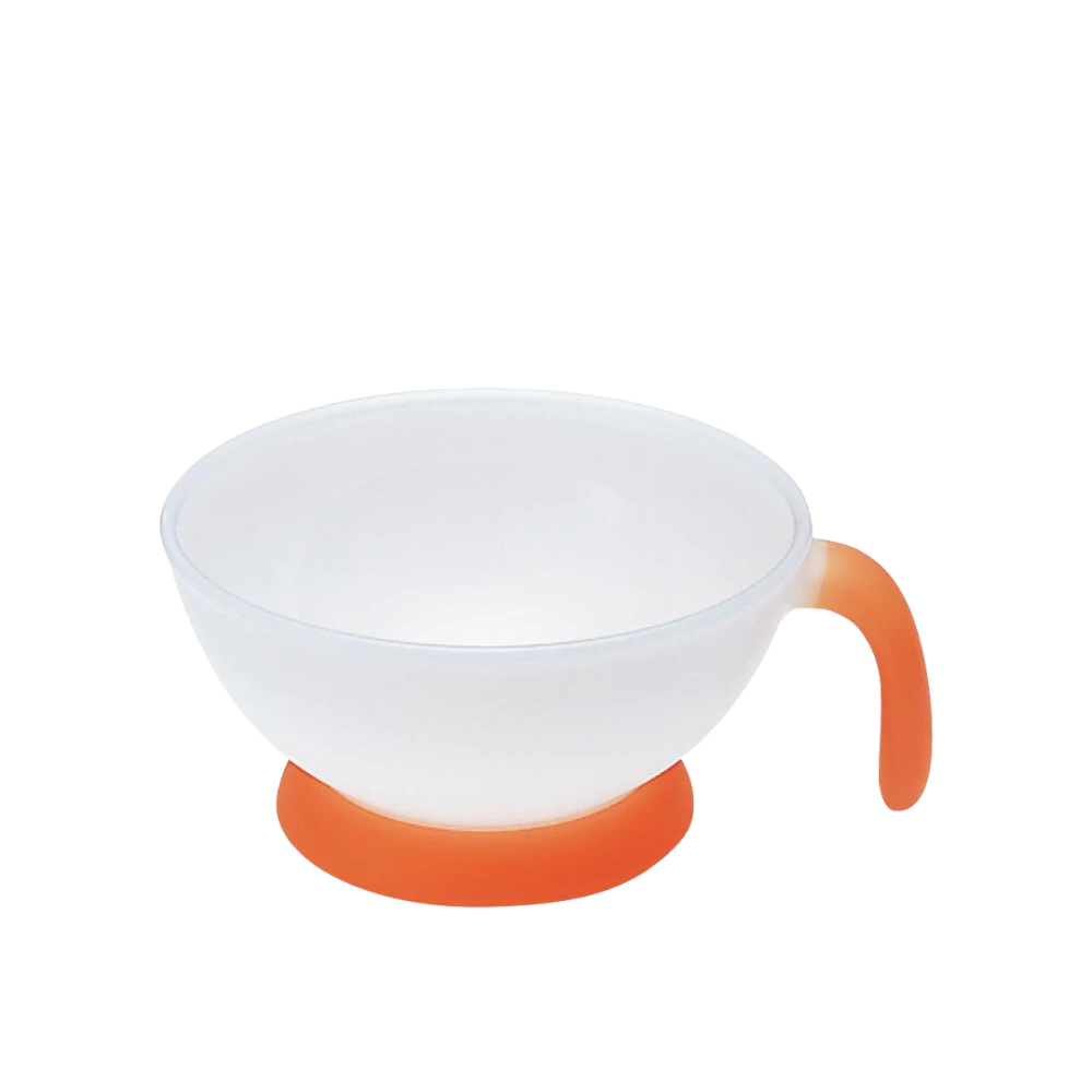 Bát ăn em bé cao cấp Combi màu cam - 81010/màu xanh - 81240
