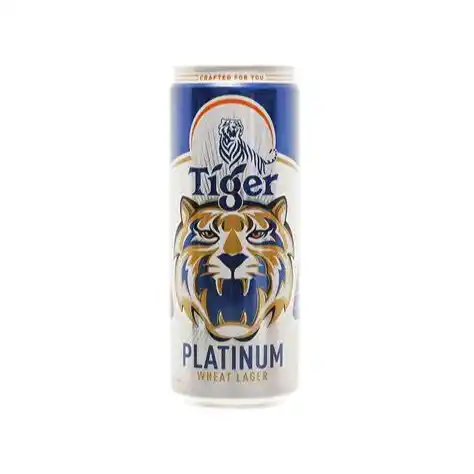 Bia Tiger Platinum Wheat Lager lon 330ml