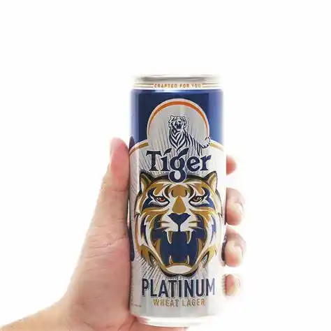 Bia Tiger Platinum Wheat Lager lon 330ml