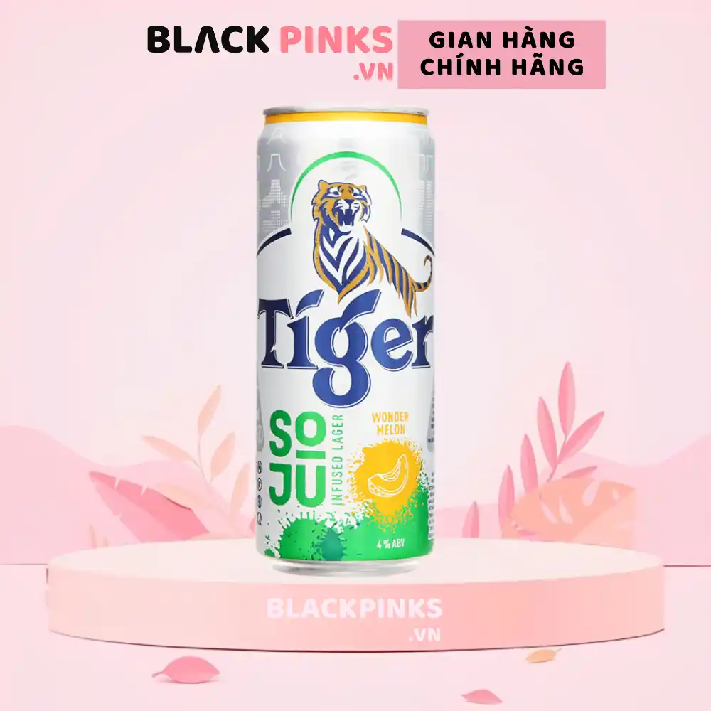 Bia Tiger Soju Cheeky Plum vị mận/vị dưa lưới 330ml