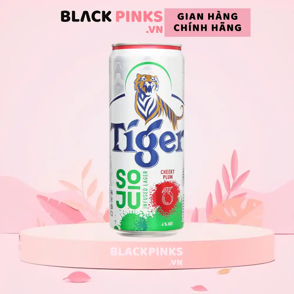 Bia Tiger Soju Cheeky Plum vị mận/vị dưa lưới 330ml
