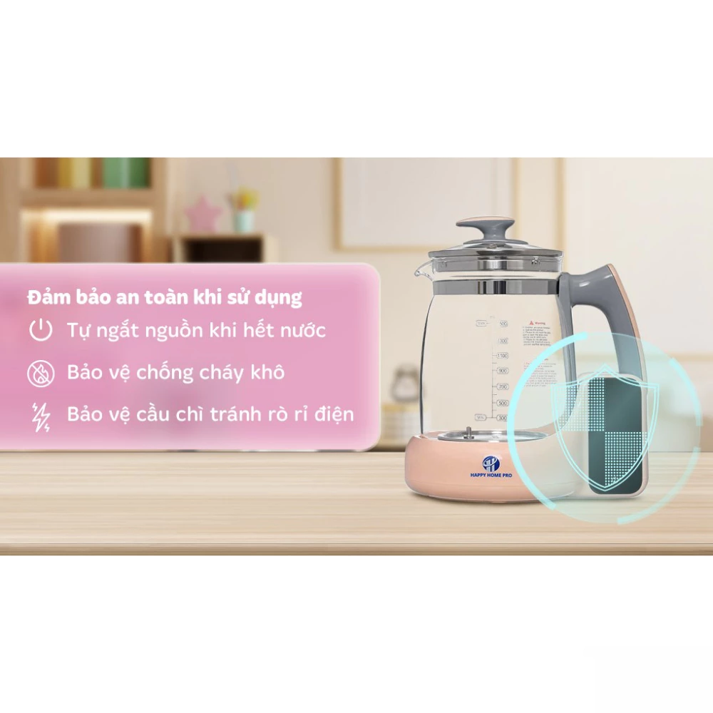 Bình đun nước pha sữa Gluck Baby HAP20