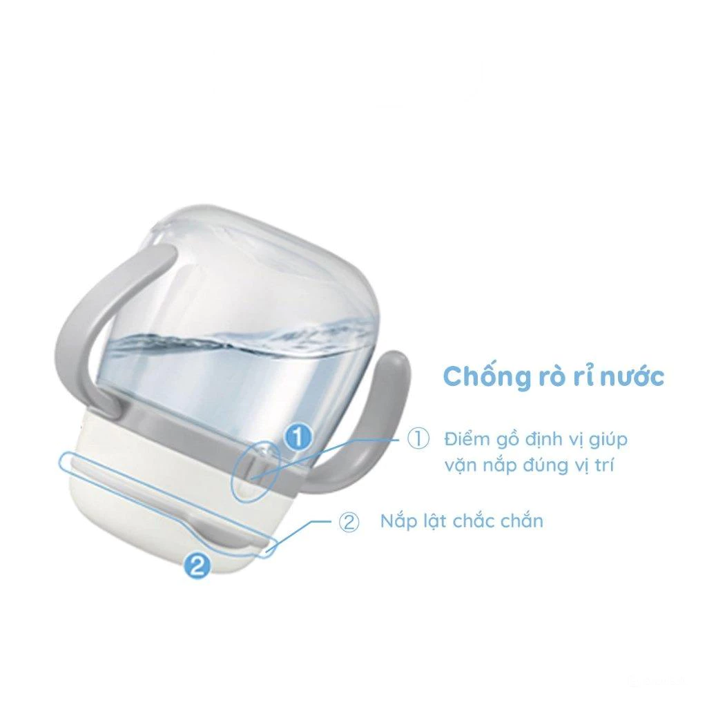 Bình nước Combi LakuMug bước 6 dung tích 340ml Ô tô
