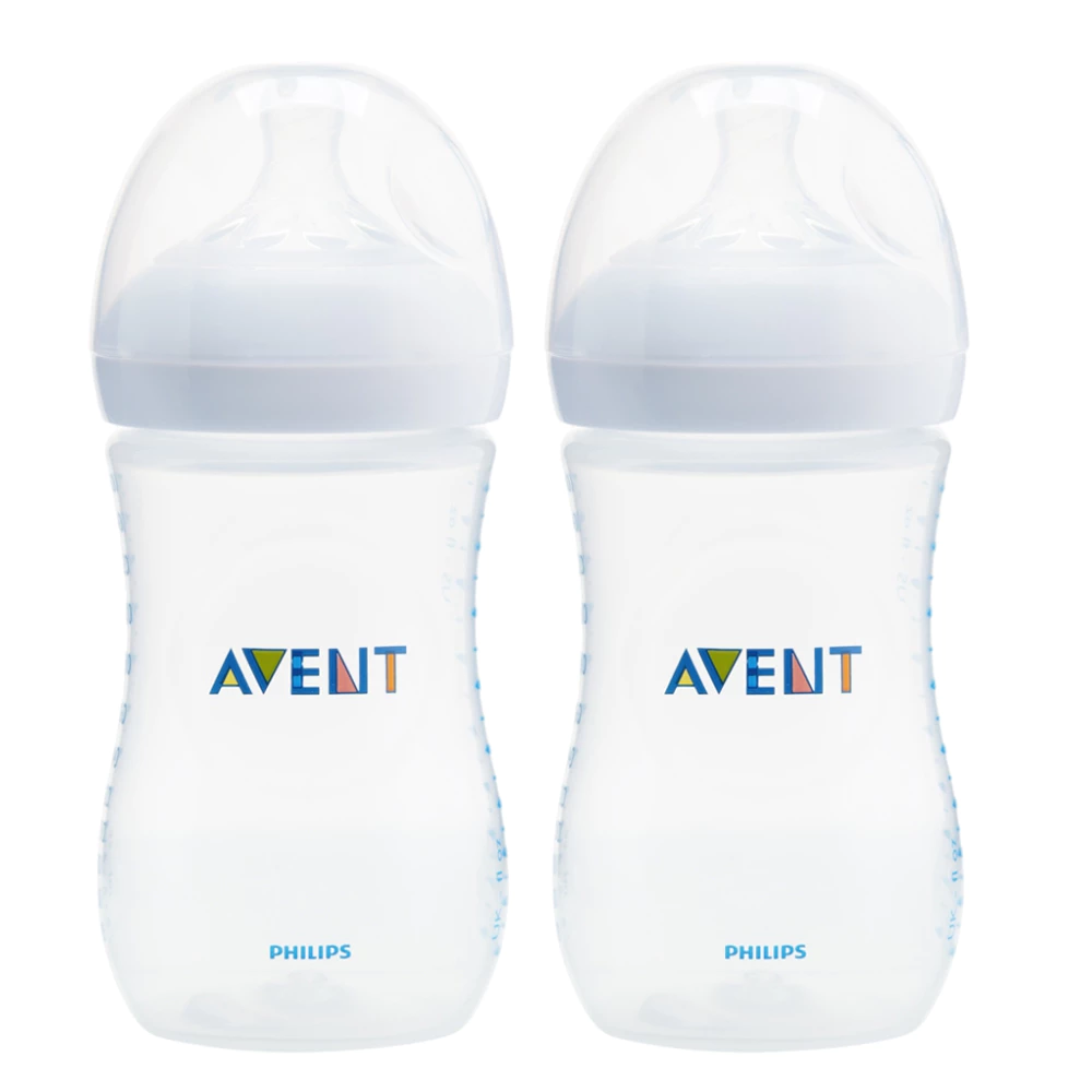 Bình sữa mô phỏng tự nhiên mới hiệu Philips Avent cho trẻ từ 0 - 6 tháng tuổi (125ml/260ml - đơn/đôi)