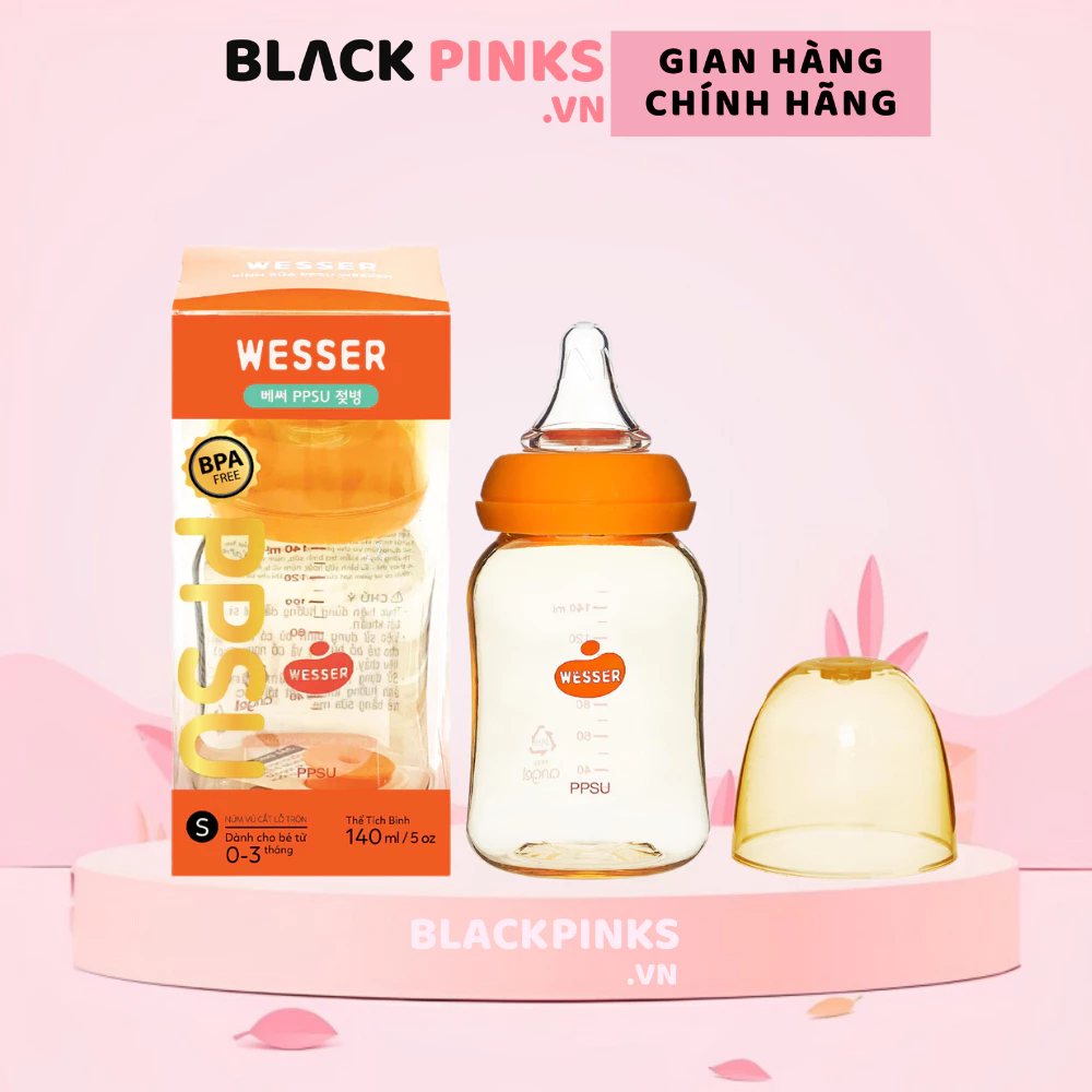 Bình sữa Wesser PPSU cổ hẹp 60ml/ 1400ml/ 250ml