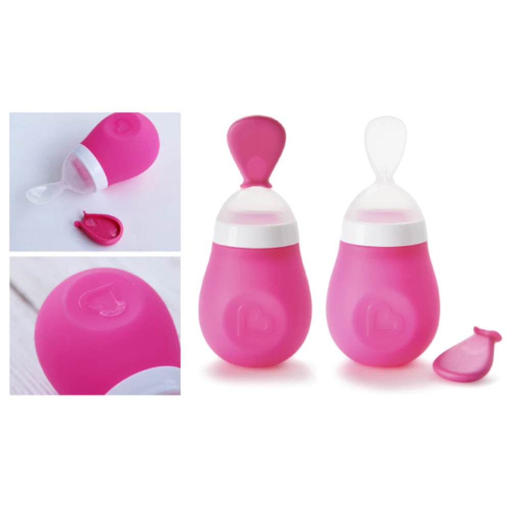 Bình thìa ăn dặm Munchkin 150ml (màu ngẫu nhiên)