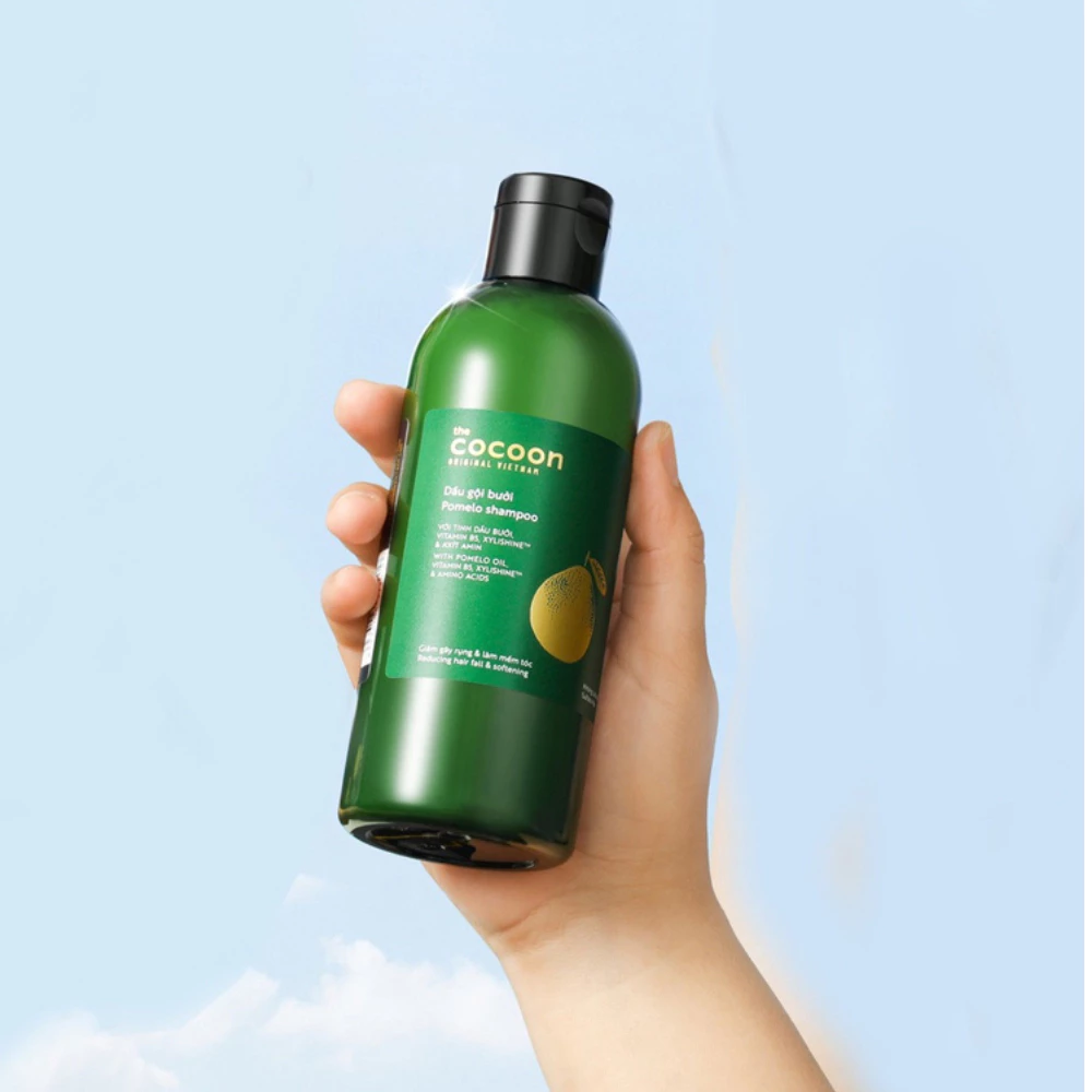 Bộ gội xả bưởi Cocoon giảm gãy rụng tóc 310ml x 2