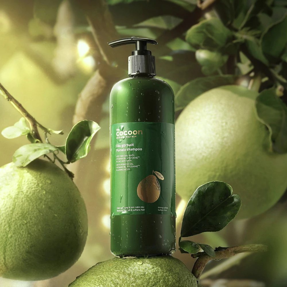 Bộ gội xả bưởi Cocoon giảm gãy rụng tóc 500ml + 310ml