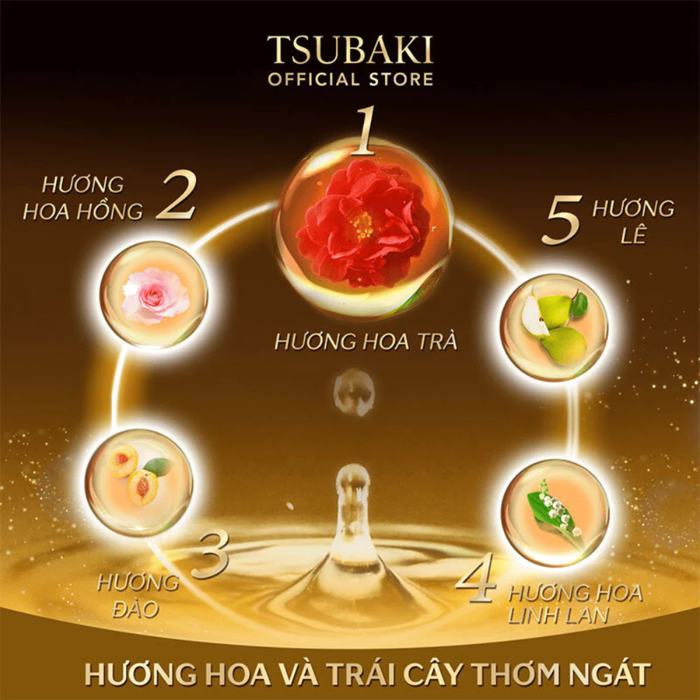 Bộ gội xả Tsubaki phục hồi ngăn rụng tóc 490ml x 2