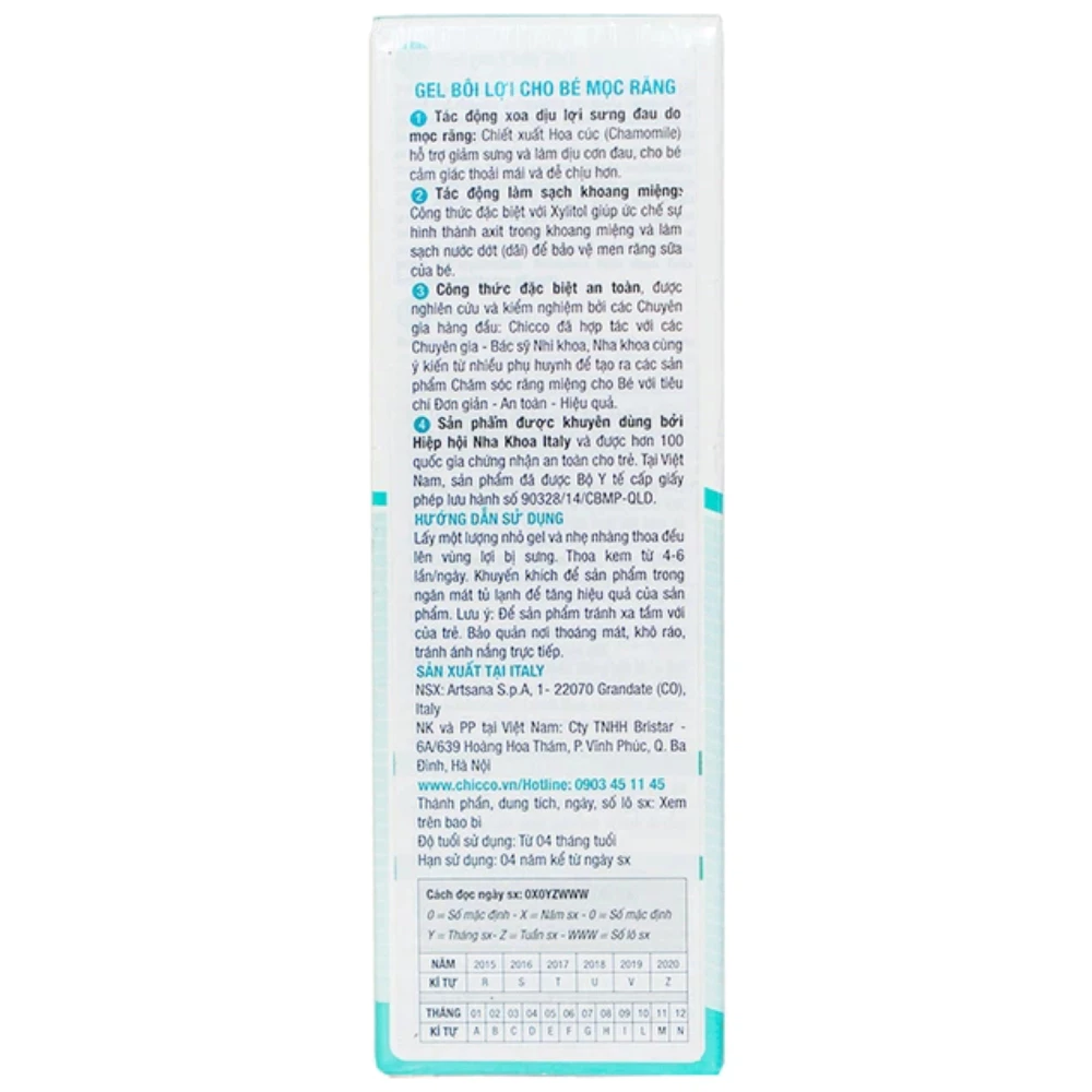 Bộ rơ lưỡi và Gel bôi lợi cho bé mọc răng Chicco