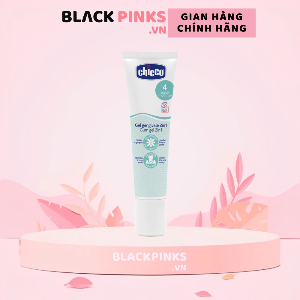 Bộ rơ lưỡi và Gel bôi lợi cho bé mọc răng Chicco