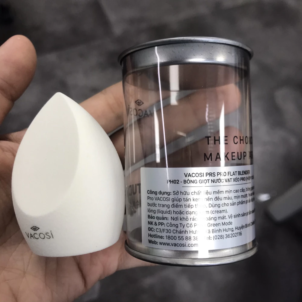 Bông phấn giọt nước Vacosi Pro PH01/PH02/PH03/PH04 (hộp 1 cái)