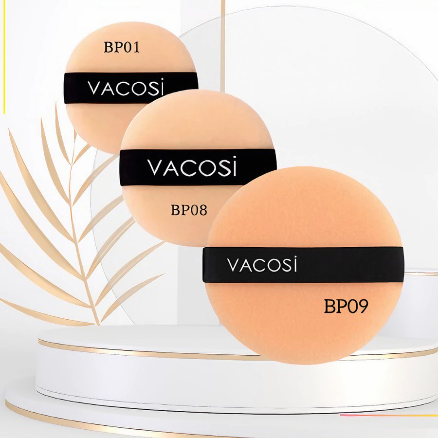 Bông phấn khô Vacosi tròn nhỏ BP0/BP08/BP09