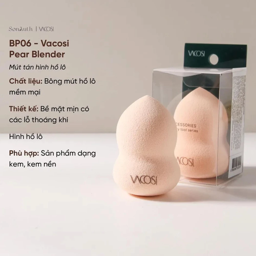 Bông phấn ướt Vacosi hồ lô BP06 (1 cái)
