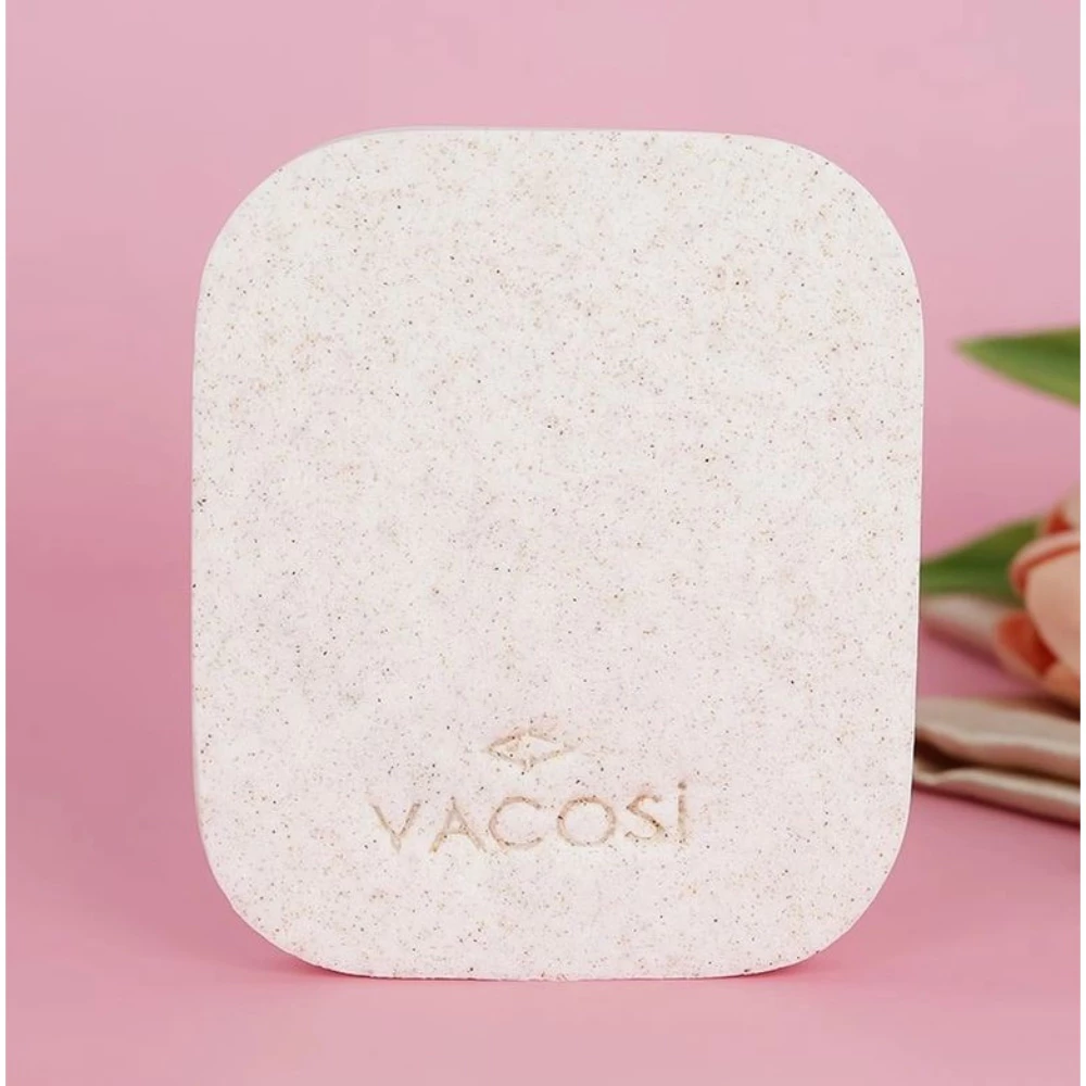 Bông rửa mặt Vacosi bọt biển màu hồng BP26