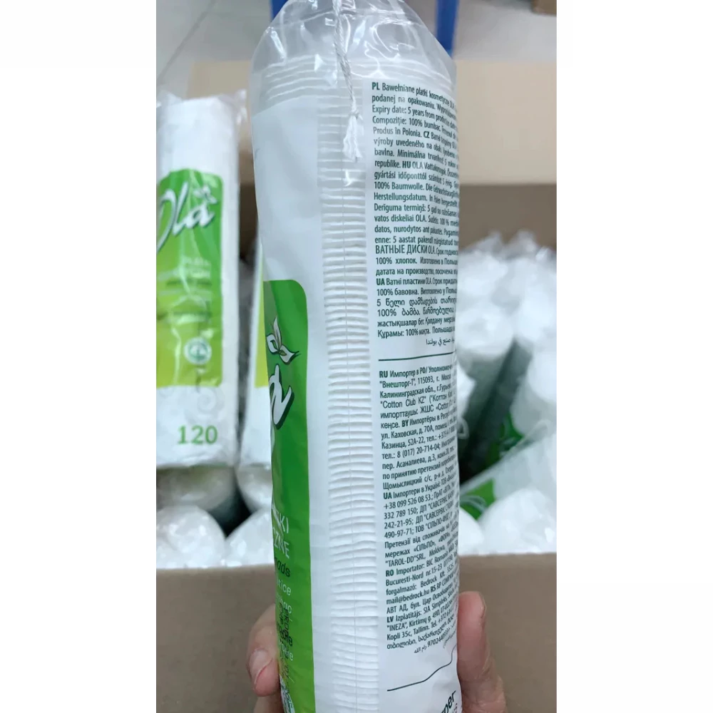 Bông tẩy trang Ola cao cấp 120+30 miếng