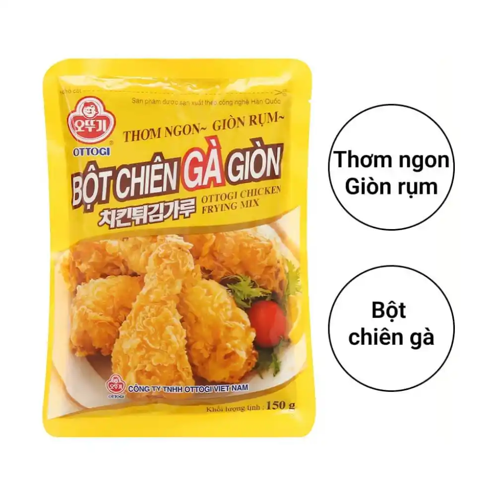 Bột chiên gà giòn Ottogi gói 150g/500g/