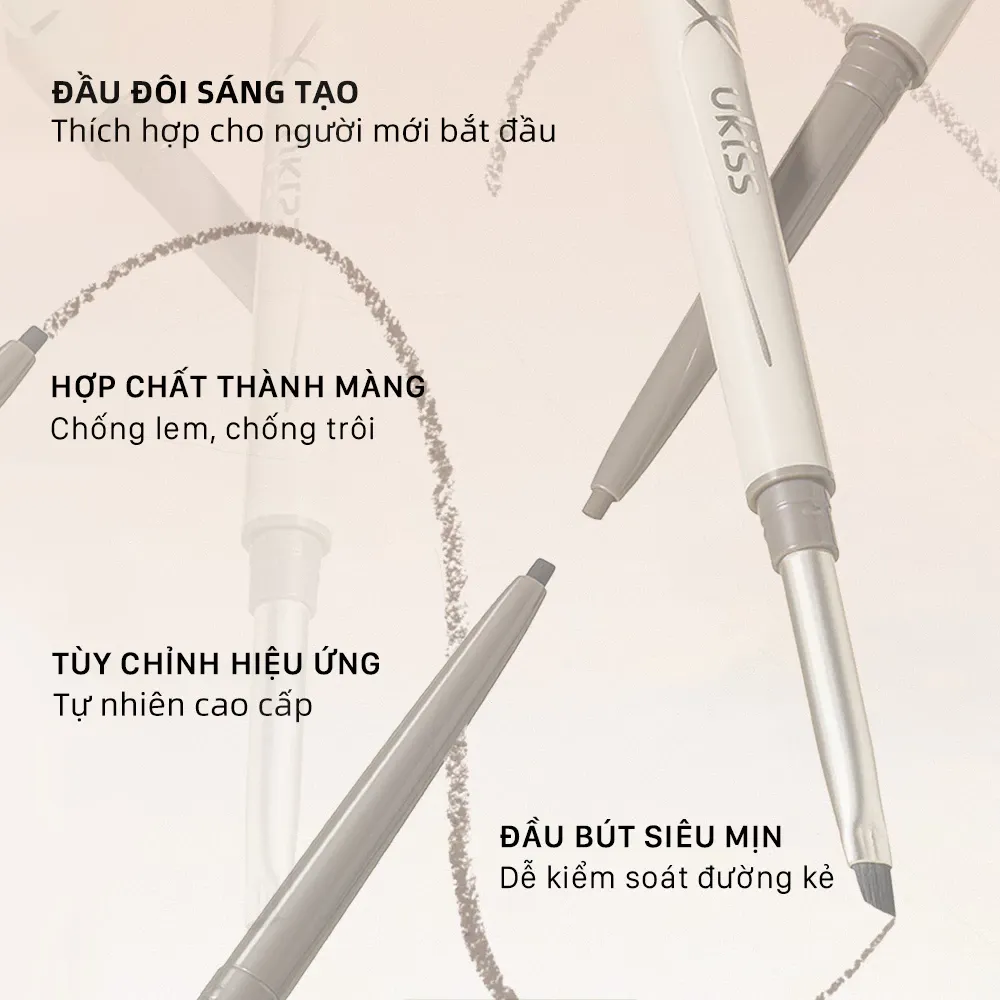 Bút gel kẻ mắt Ukiss 60mg (nhiều màu)