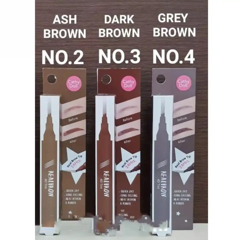Bút kẻ chân mày Cathy Doll dạng sợi - 02 Ash Brown/03 Dark Brown/04 Grey Brown 2g
