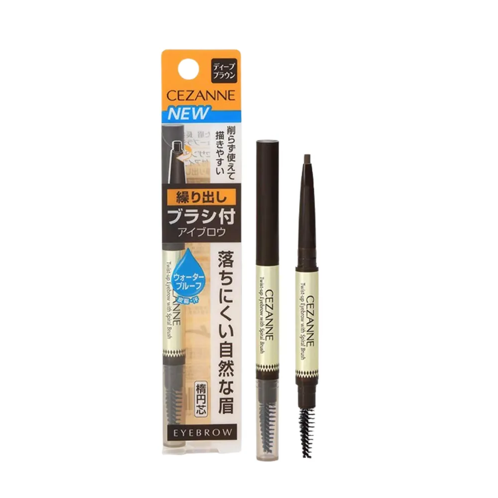 Bút kẻ lông mày 2 đầu Cezanne Twist-up 0.23g