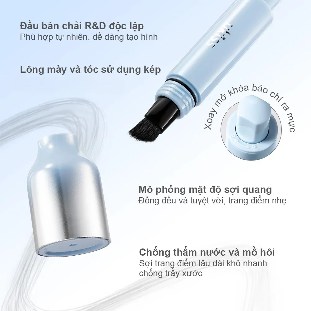 Bút kẻ lông mày Ukiss 0.5cm (nhiều màu)