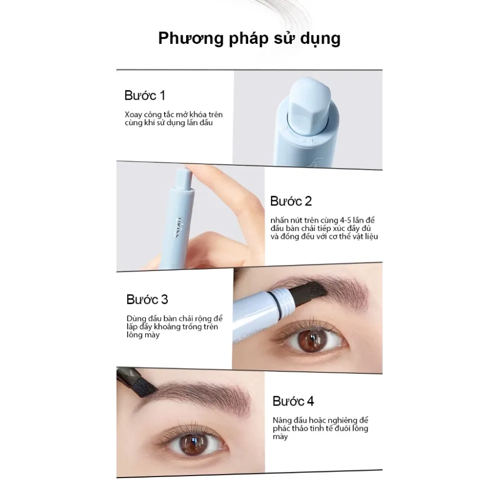 Bút kẻ lông mày Ukiss 0.5cm (nhiều màu)