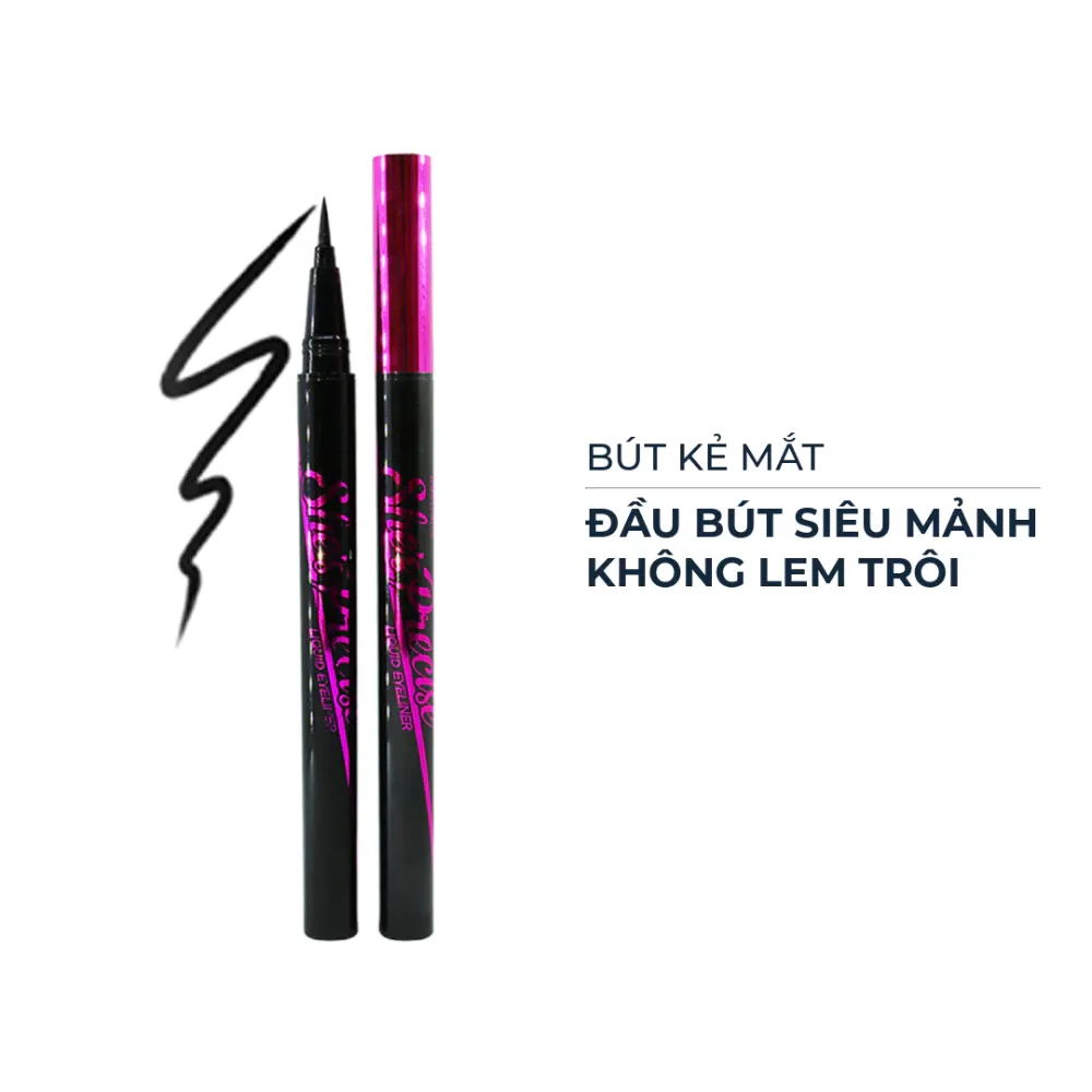 Bút kẻ mắt Australis She's Precise siêu mảnh