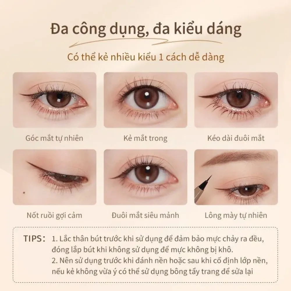 Bút kẻ mắt Judydoll Slim Liquid 0.4g (nhiều màu)