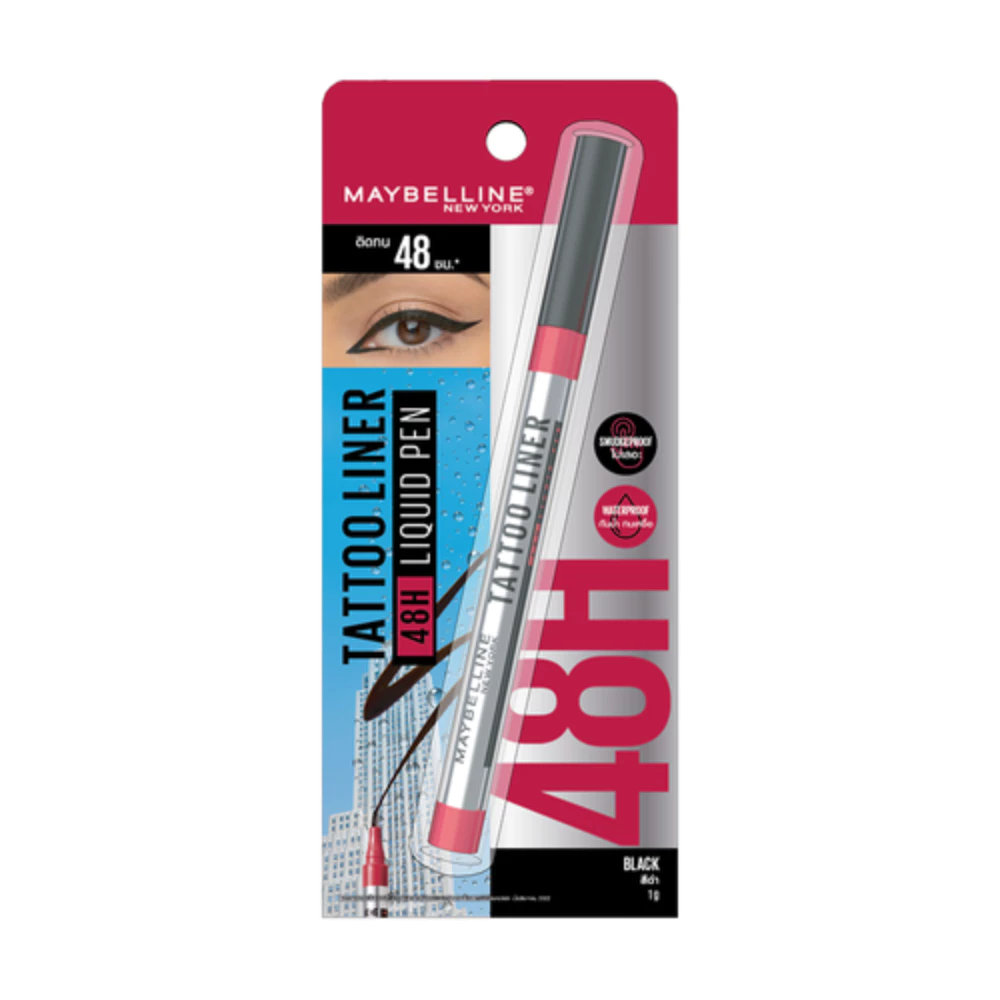 Bút kẻ mắt nước Maybelline đậm màu không lem trôi 1g