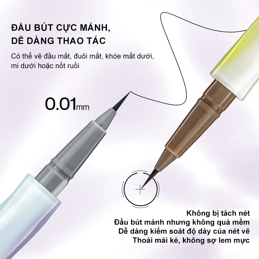 Bút kẻ mắt nước Ukiss Dream Brush 0.5ml (nhiều màu)