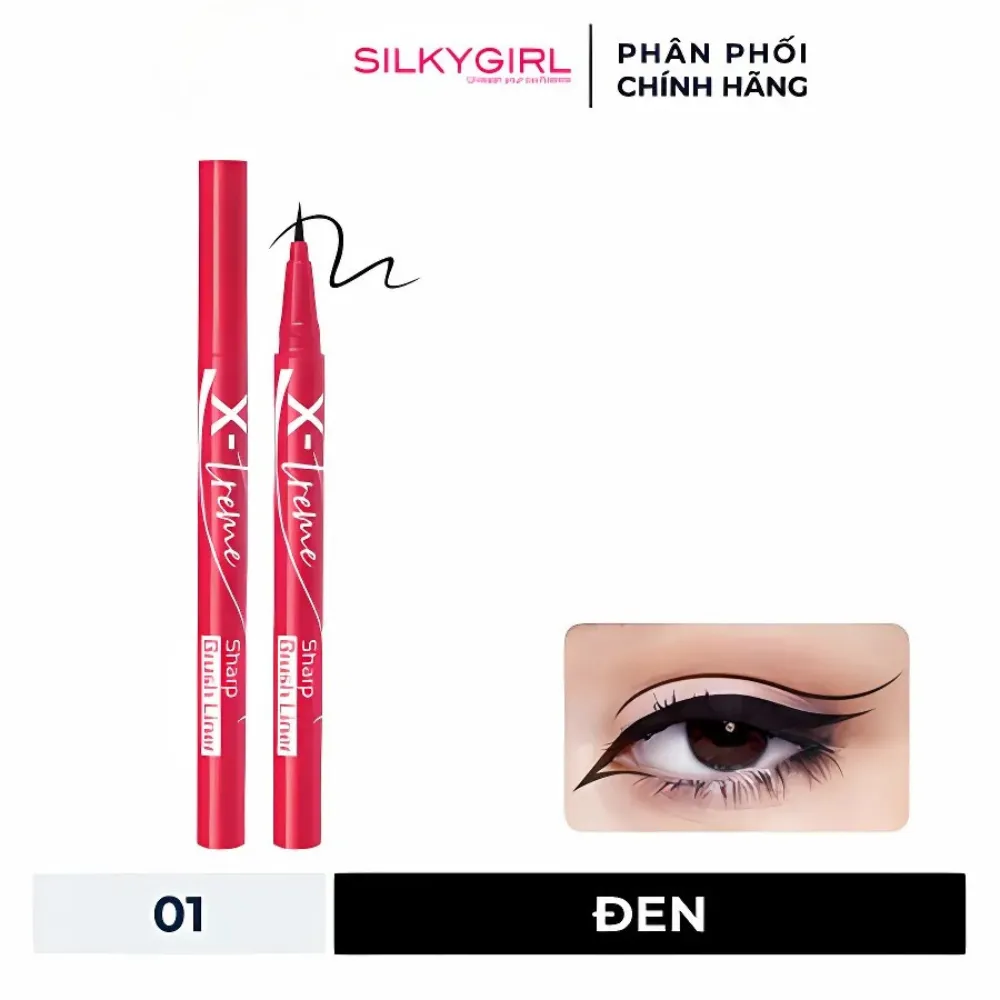 Bút kẻ mắt siêu mảnh Silkygirl X-Treme 0.5ml
