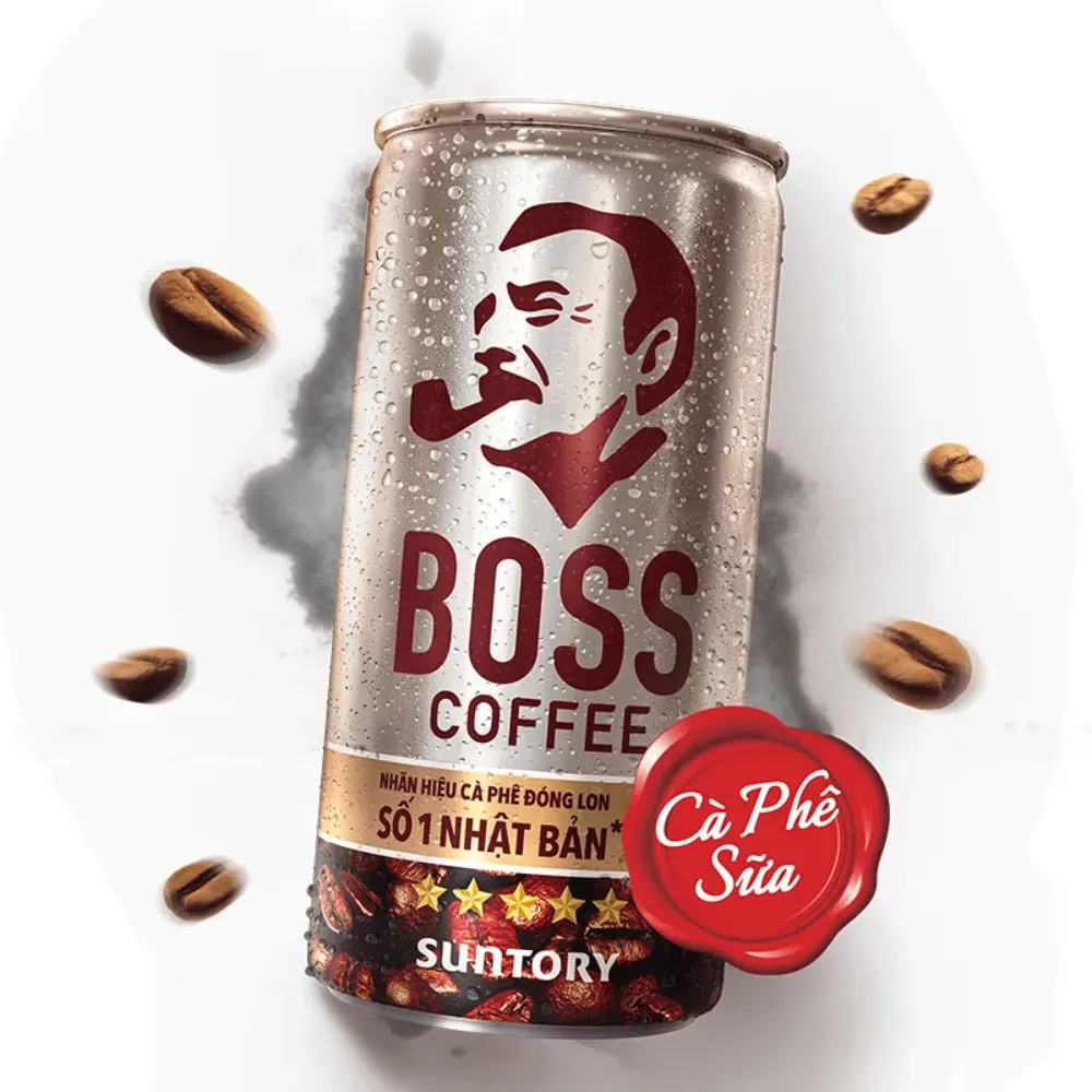Cà phê sữa Boss 180ml