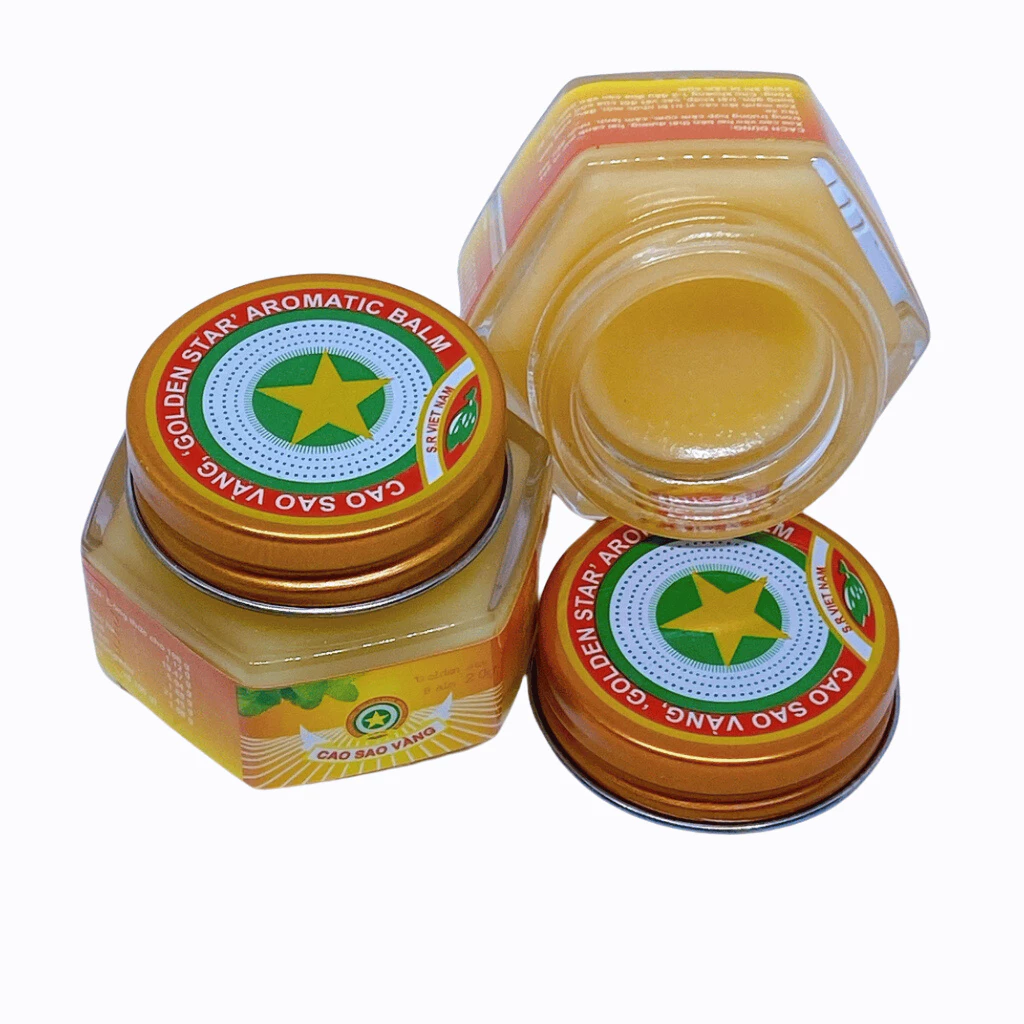 Cao Sao Vàng TW3 3g - Golden Star Balm - Dầu Cù Là - đánh bay nhức đầu, đau bụng, say tàu xe